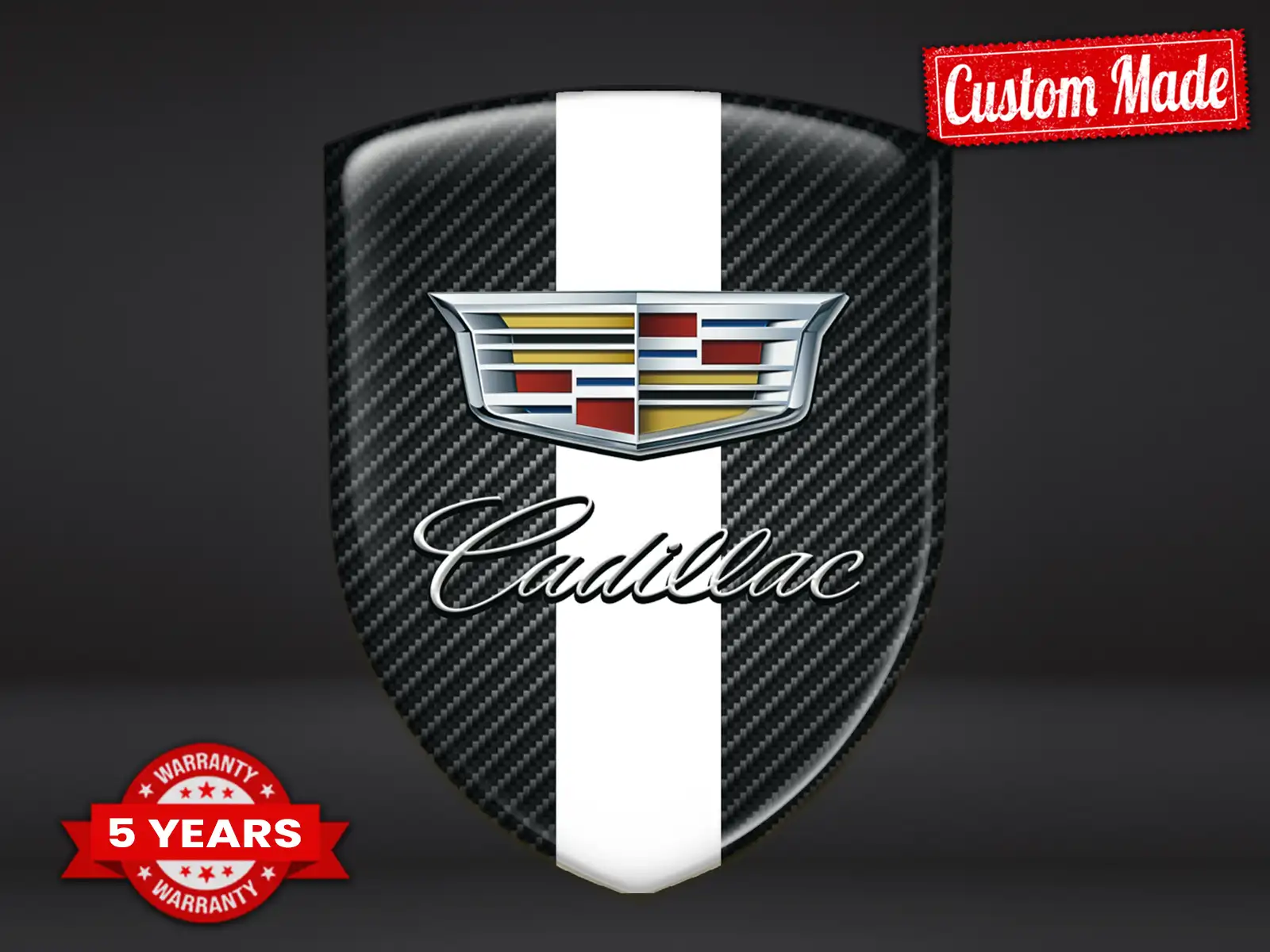 Cadillac Decalcomanie e Adesivi Robusti Corsa Design Minimal ST